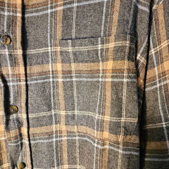 Consensus Sportswear Men's XLT Cotton Flannel Button-Up Plaid Shirt Dad Core - Picture 9 of 10